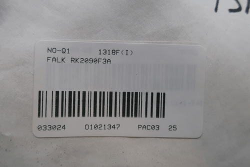 SKU 1021347 - FALK RK2090F3A ULTRAMAX 2IN 4IN 72.3HP 57.53:1 INLINE GEAR REDUCER - GEAR REDUCERS