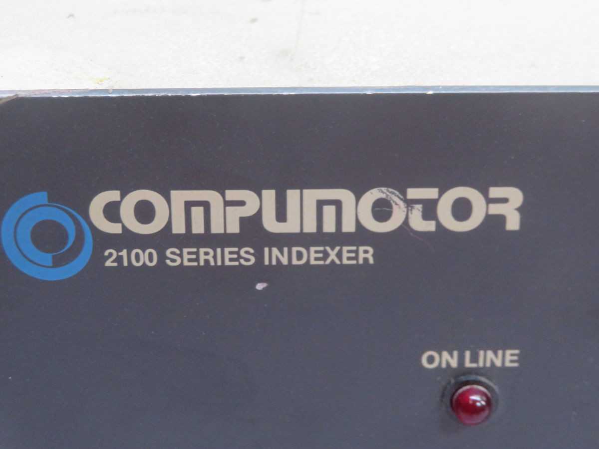 COMPUMOTOR 2100-1 INDEXER CONTROL T266726 - OPERATOR CONTROLS