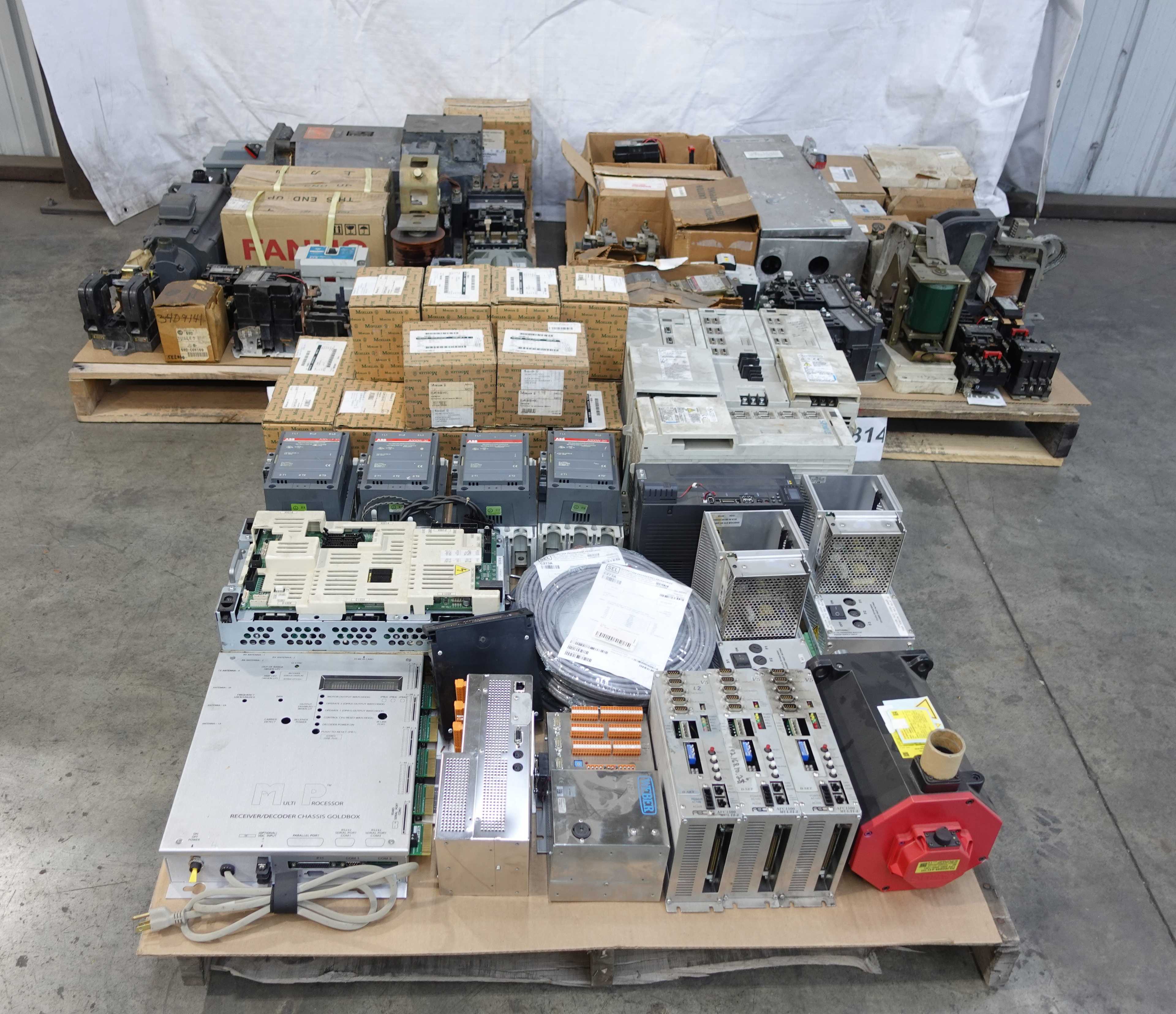 SKU 1726814 - 3 PALLETS OF ASSORTED ELECTRICAL CONTROLS - AUTOMATION & CONTROLS