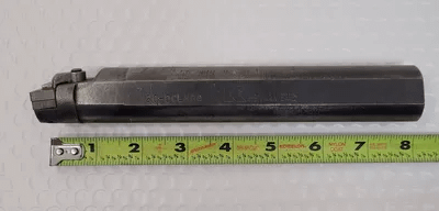 KENNAMETAL S20-DCCLNR4 NF1 BORING BAR, 1.25" SHANK, INDEXABLE INSERT, 8” OVERALL LENGTH - MACHINE TOOLING
