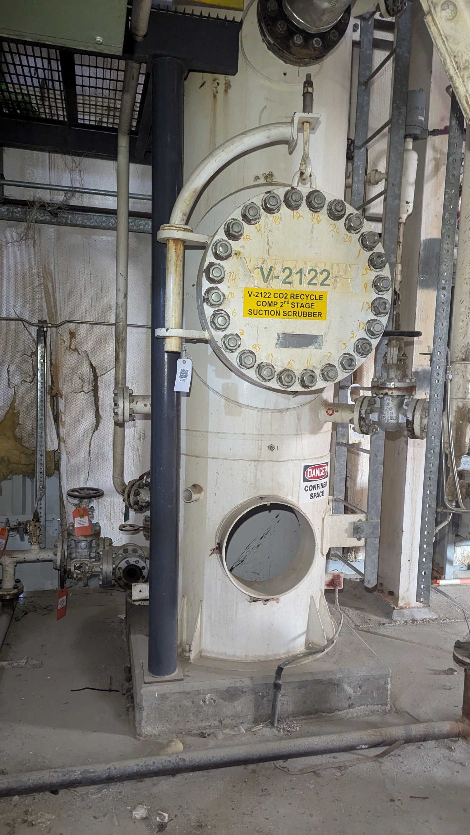 1994 HARBERT-YEARGIN CO2 RECYCLE COMP. 2ND STG. SUCTION SCRUBBER - PLANT & FACILITY