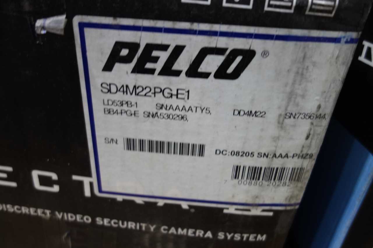 SKU 1075562 - LOT OF 3 ASSORTED PELCO SPECTRA IV SURVELLANCE CAMERAS - MISCELLANEOUS