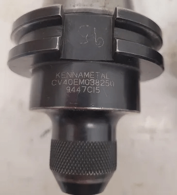 KENNAMETAL CV40EM038250 CAT 40 END MILL HOLDER, .3750/3/8 SIZE, COOLANT THRU, SET OF 2 - MACHINE TOOLING