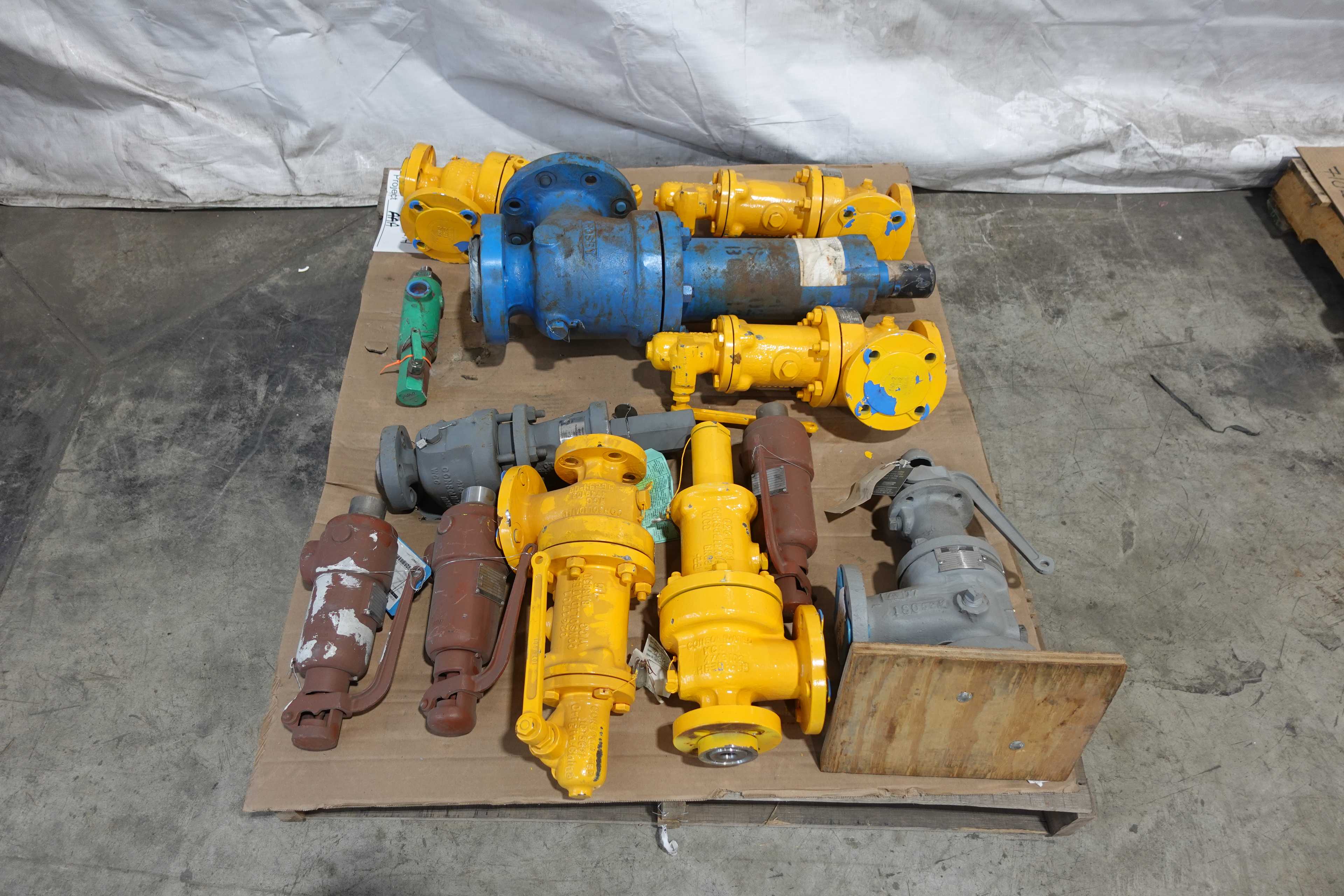 SKU 1724826 - PALLET OF ASSORTED RELIEF VALVES, CONSOLIDATED, FARRIS, ENSYSA, CROSBY - RELIEF VALVE