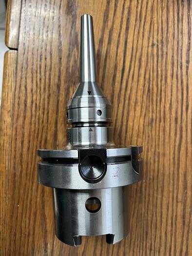 SHOWA HSKA100-HPC06M-155 HSK 100 MILLING CHUCK, 49 NM, 155 MM, COOLBLAST, SLOTTED BORE DESIGN - TOOLHOLDING