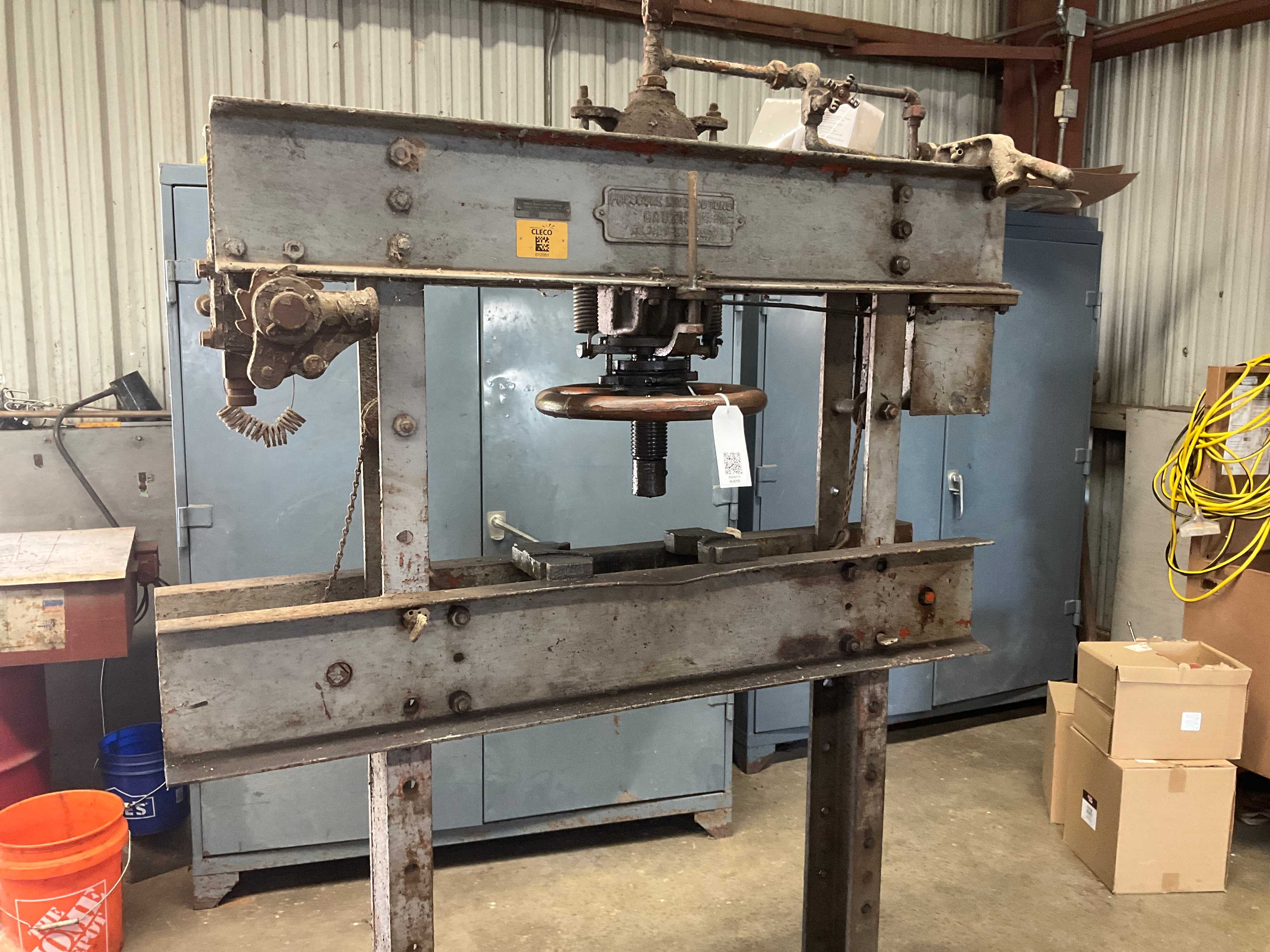 MANELY MANUFACTURING DIVISION 12-4B MECHANICAL SCREW PRESS - MECHANICAL SCREW PRESS