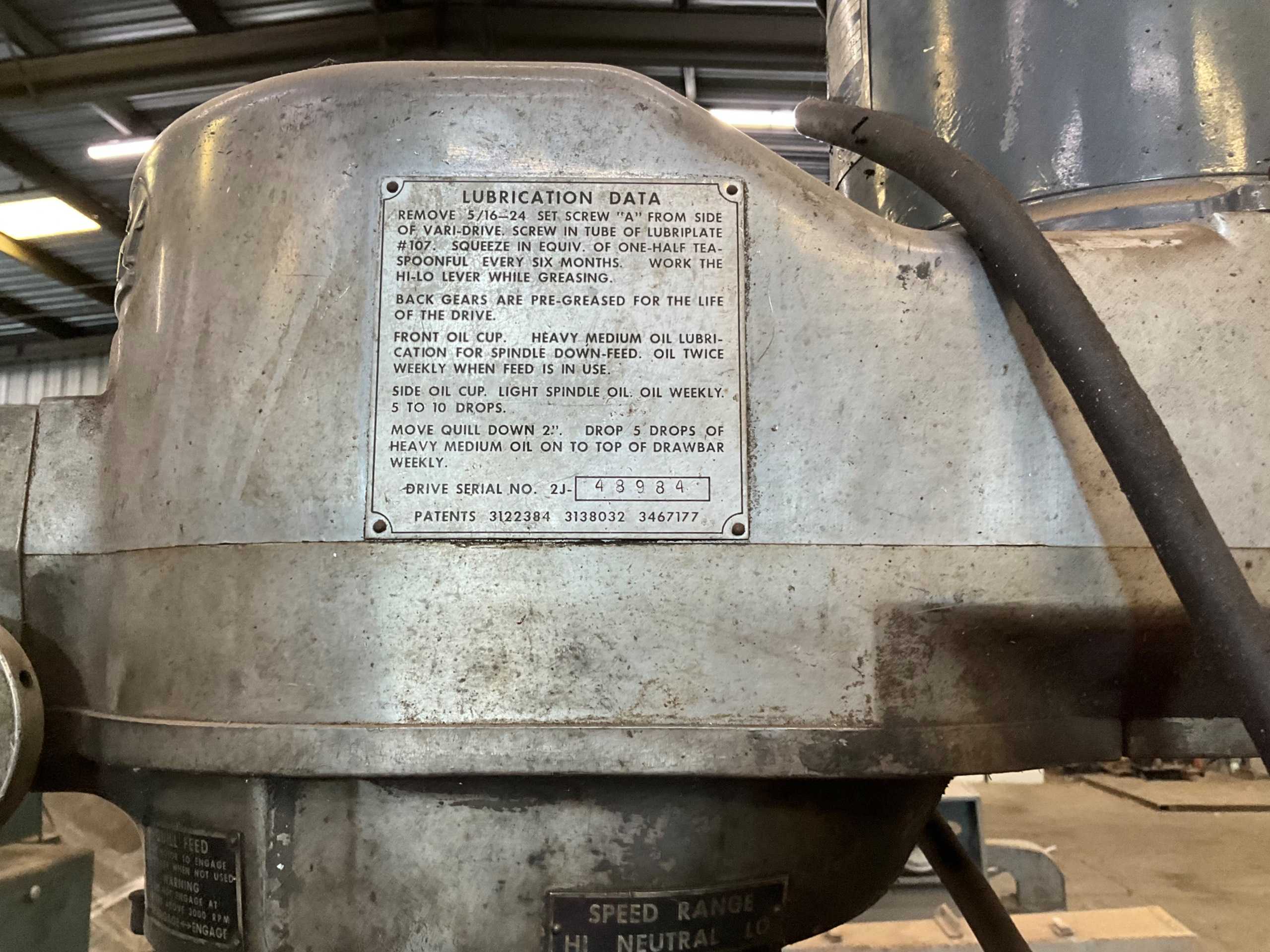 BRIDGEPORT VERTICAL MILLING MACHINE - VERTICAL MILLING MACHINES