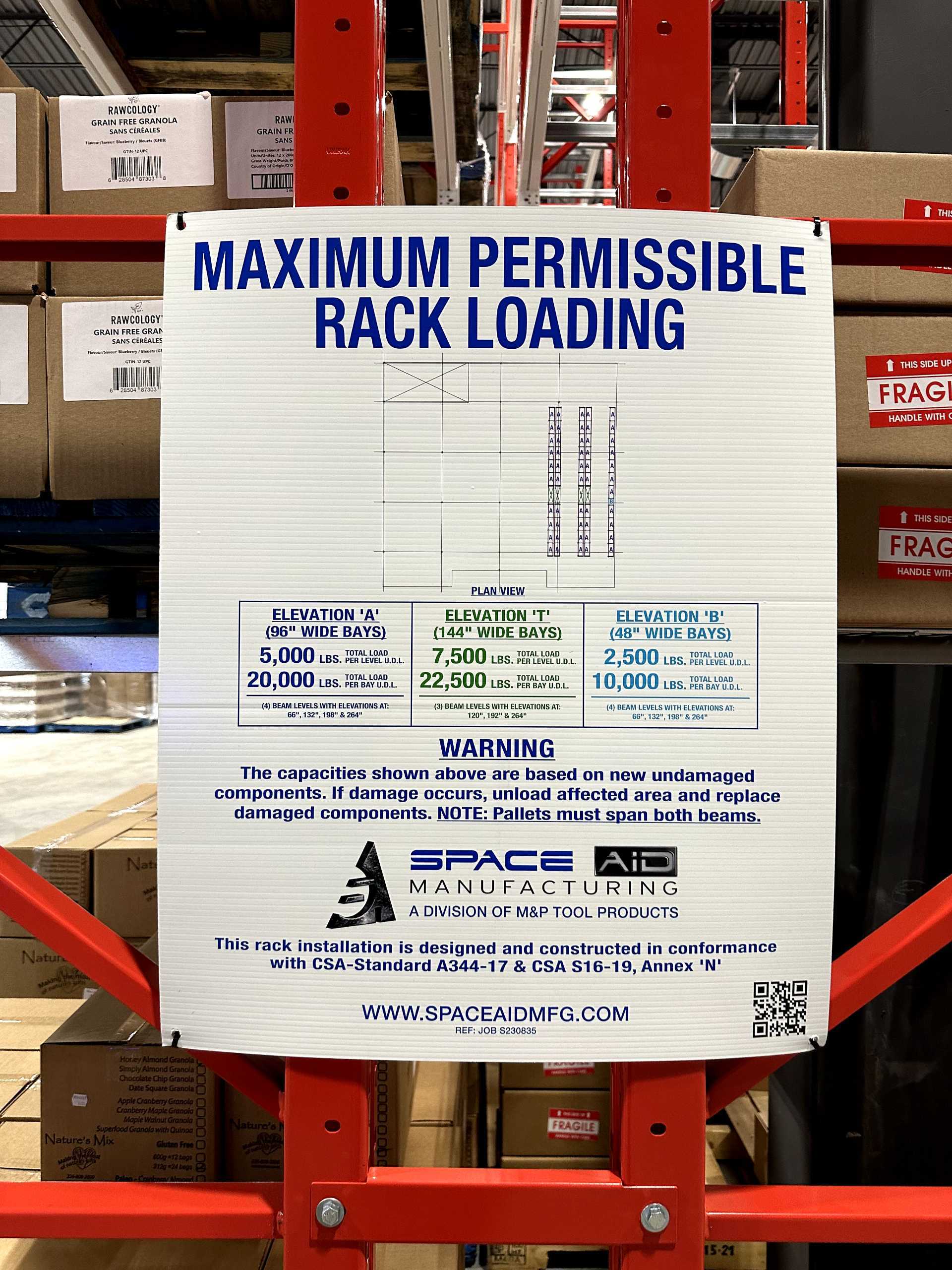 2023 SPACE AID UNIRAK HD3 SERIES PREMIUM INDUSTRIAL WAREHOUSE RACKING SYSTEM - PALLET RACKING