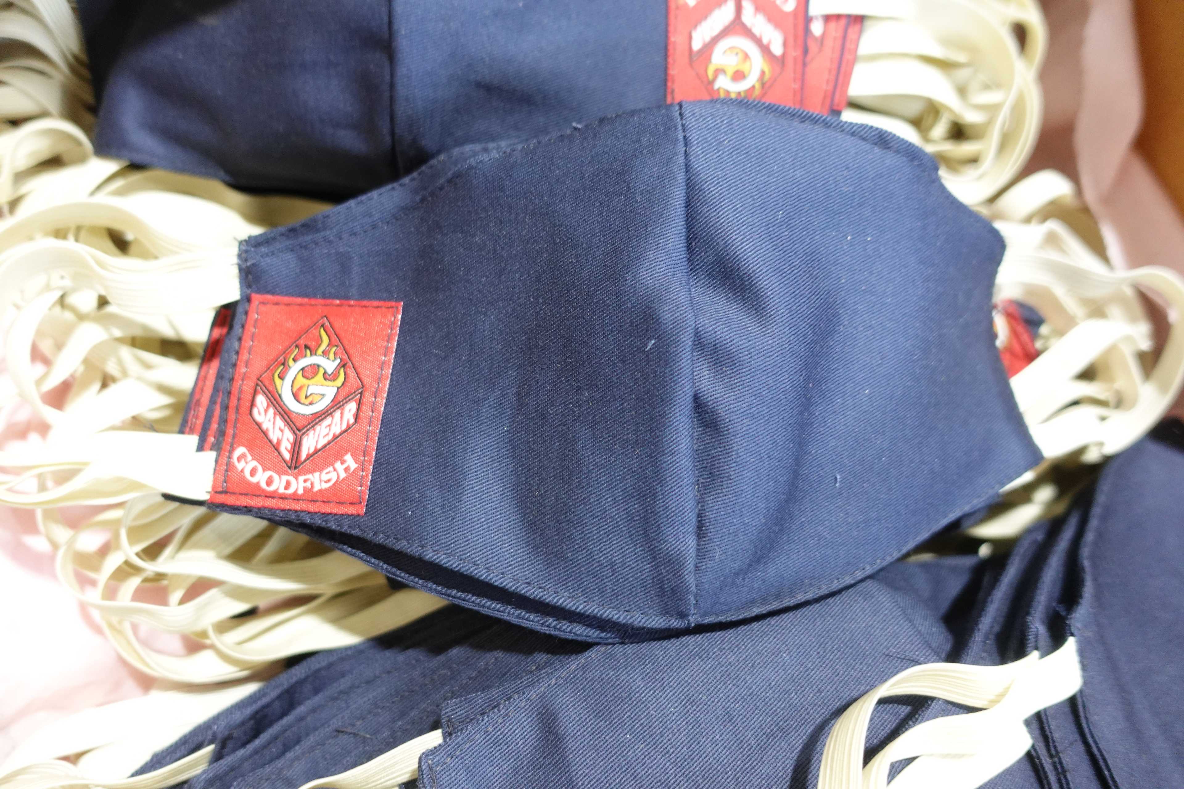 SKU 1761963 - PALLET OF SAFE WEAR GOODFISH CLOTH FACE MASKS - PPE