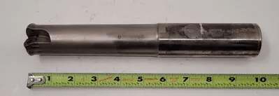 INGERSOLL 1DG1H-15073S5R01 INDEXABLE END MILL, 3 FLUTES, OAL 10", 1.5" SHANK DIAMETER - MACHINE TOOLING