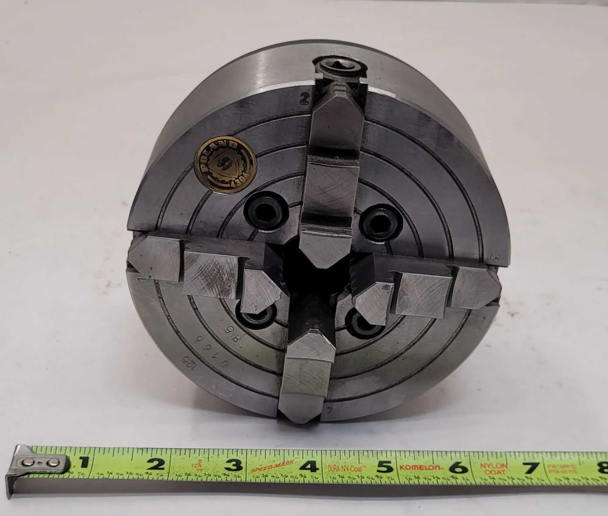 BISON 5IN 4 JAW 5C COLLET CHUCK - PRECISION ENGINEERING TOOL - MACHINING TOOLING & PARTS
