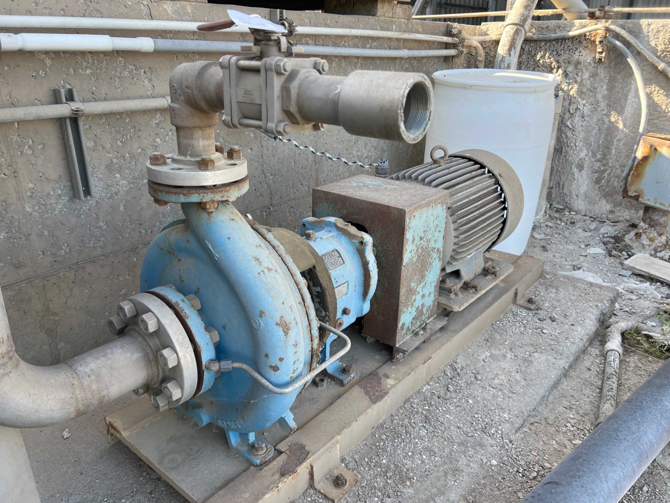 GOULDS PUMPS INC. 3196 PUMP WITH MOTOR - PUMP & MOTOR ASSEMBLY