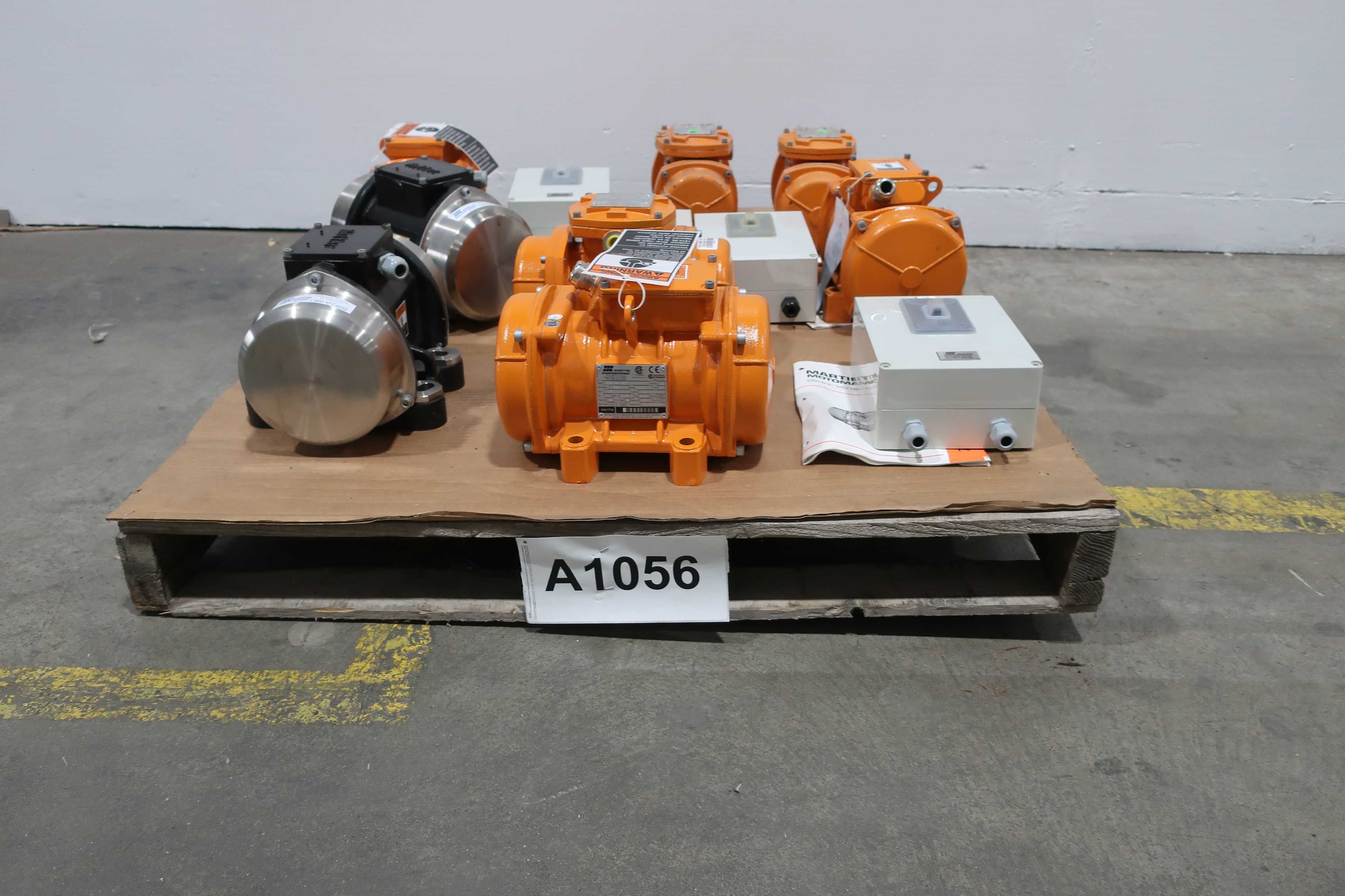 PALLET OF ELECTRIC VIBRATORS - INDUSTRIAL PARTS