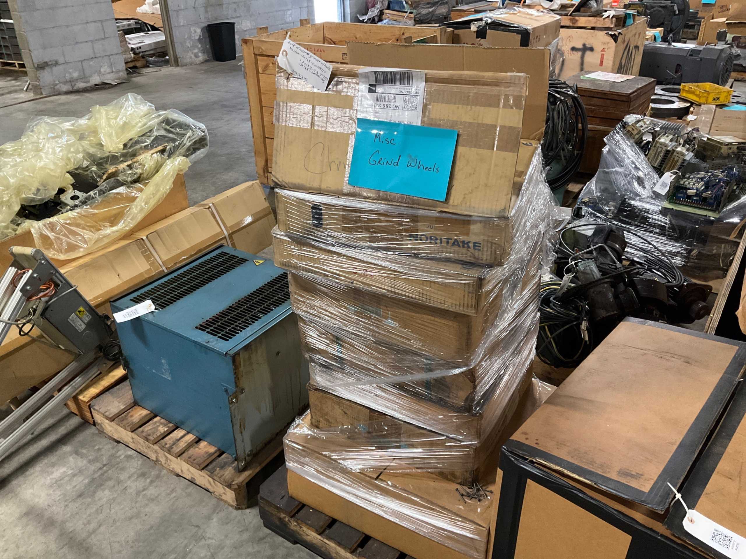 BULK QTY OF GRINDER WHEELS - GRINDING MACHINE PARTS