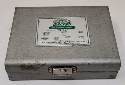 JACOBS RUBBER FLEX COLLETS SET - RANGE: 5/8IN - 1-3/8IN - MACHINE TOOLING