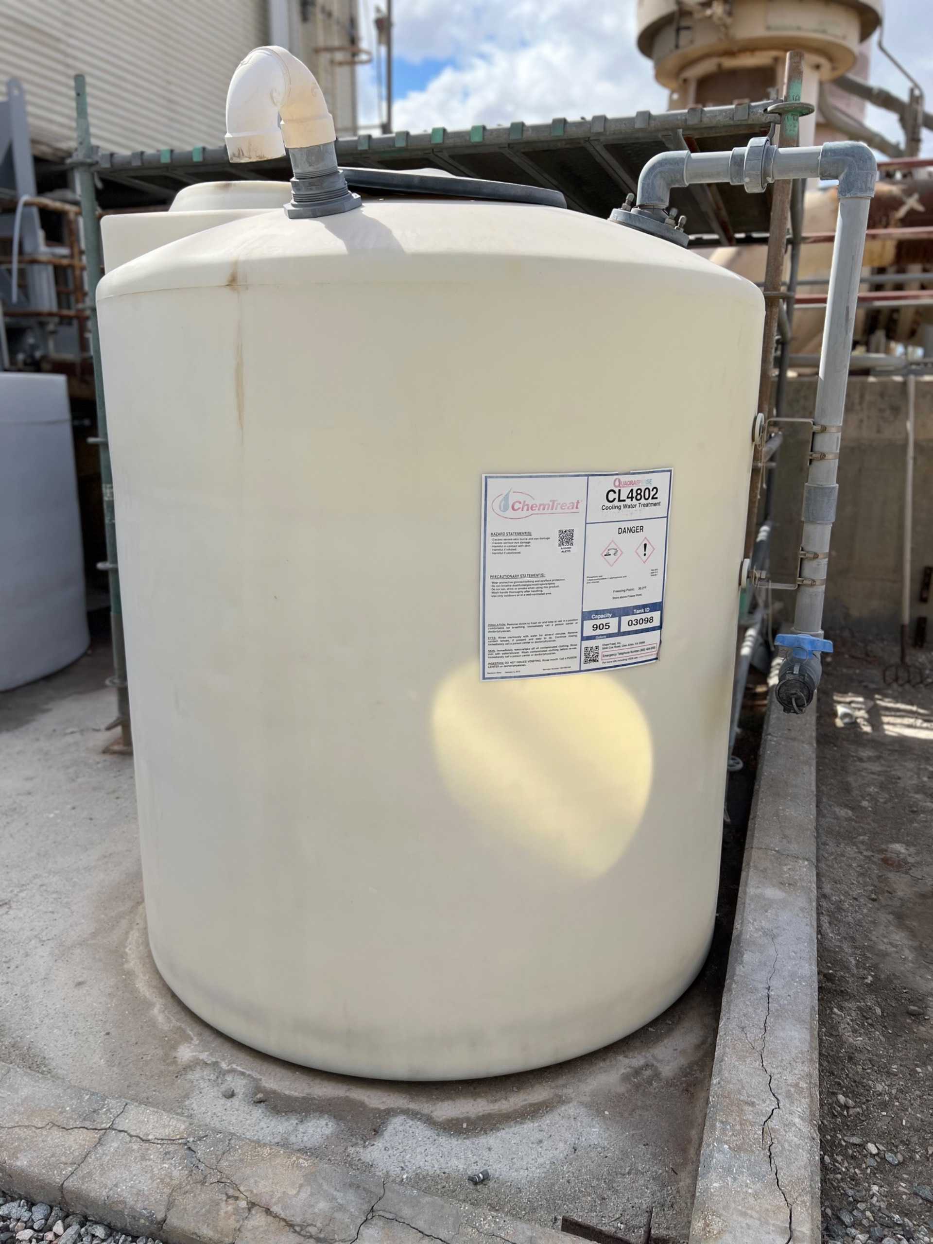 CHEMICAL STORAGE SYSTEM - TANKS