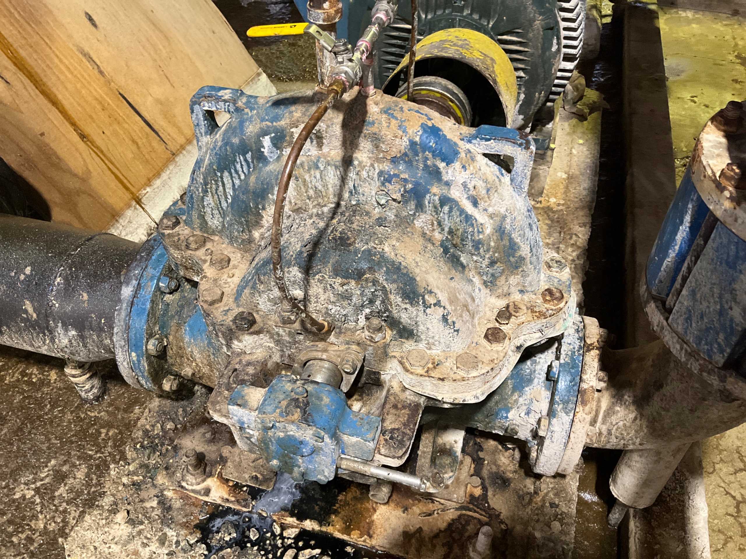 GOULDS 3410 PUMP & 150 HP MOTOR ASSEMBLY - PUMP & MOTOR ASSEMBLY