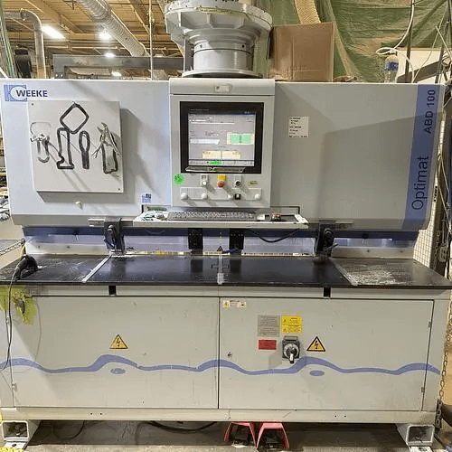 2012 HOMAG - WEEKE ABD 100 OPTIMAT BORE DOWEL CNC BORING MACHINE - HORIZONTAL BORING MILLS