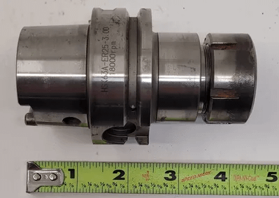 LYNDEX NIKKEN HSK COLLET CHUCK, HSK63A-ER25-3.00, TAPER HSK63, COLLET ER25, 3 IN PROJECTION - MACHINE TOOLING