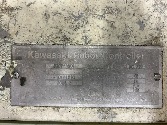 2007 KAWASAKI FS010L C ROBOT & CONTROLLER ASSEMBLY - undefined