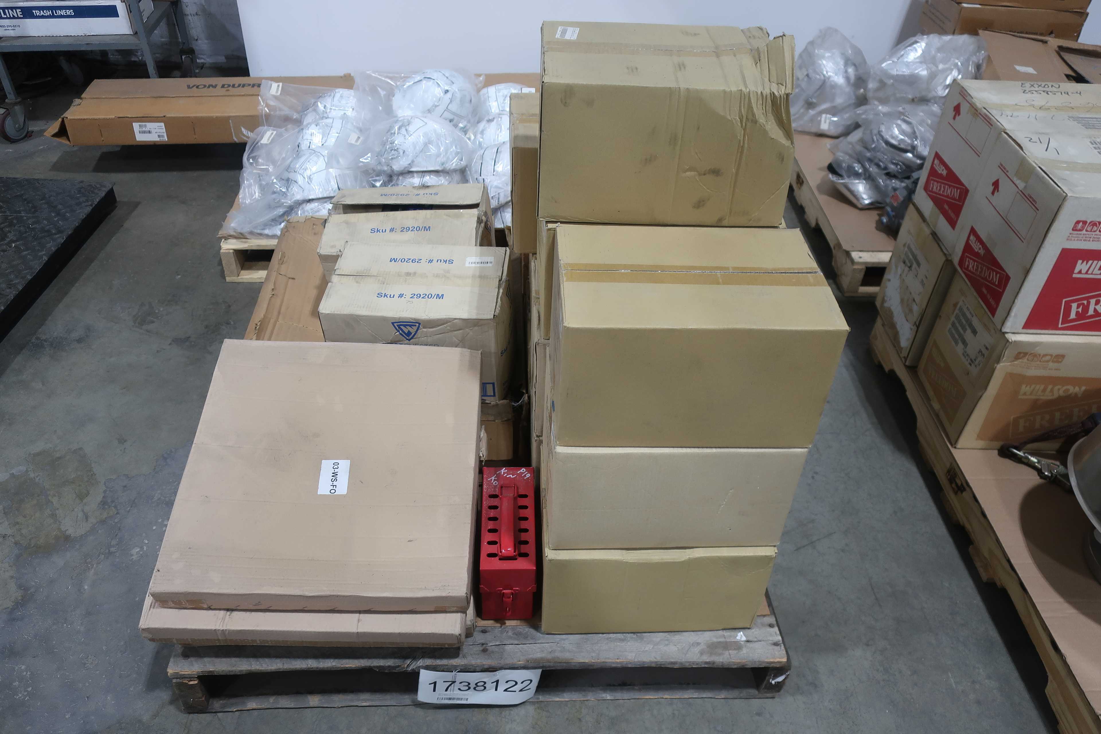 SKU 1738122 - 4 PALLETS OF ASSORTED SAFETY EQUIPMENT - SAFETY EQUIPMENT