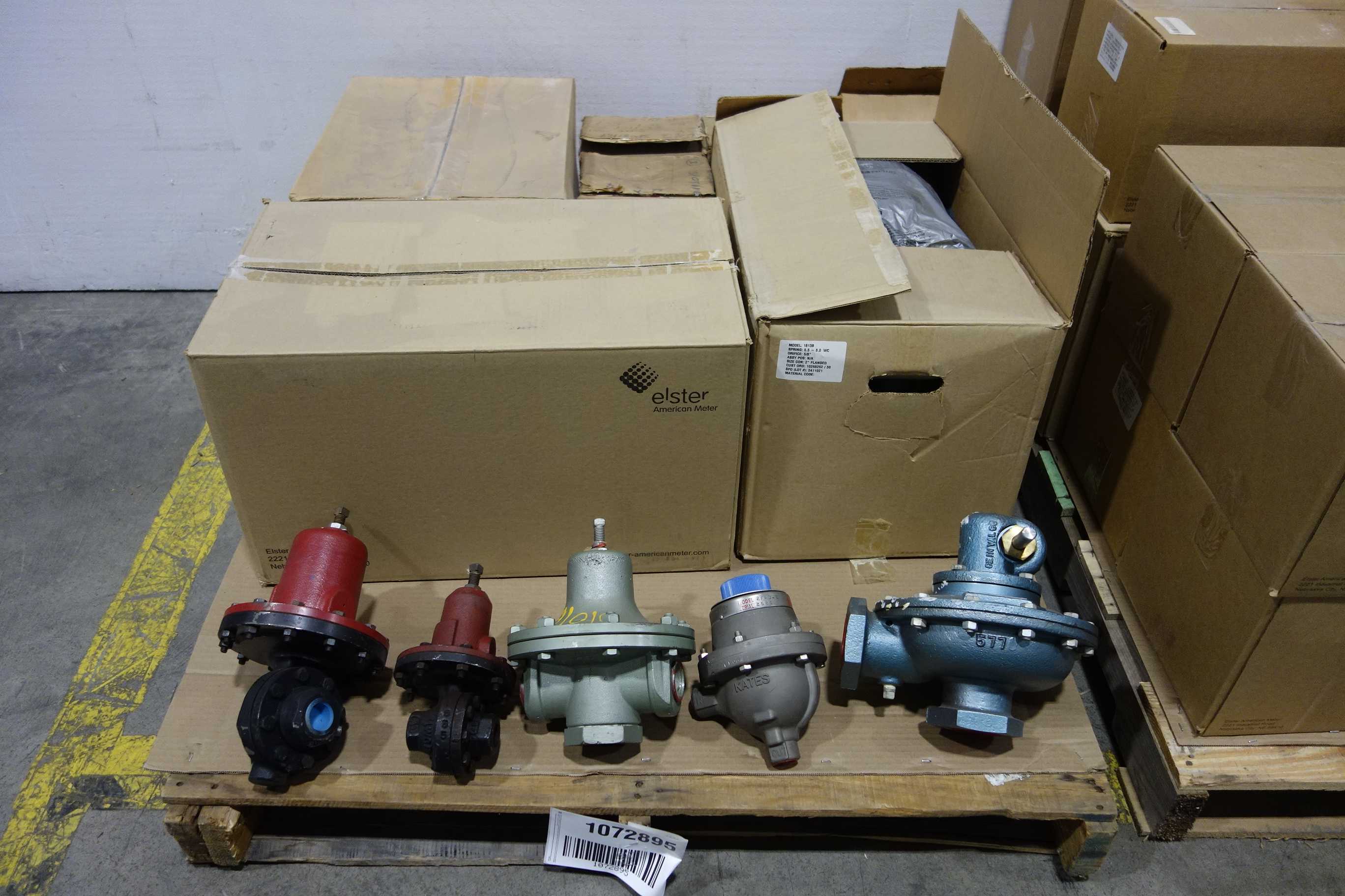 2 PALLETS OF ASSORTED REGULATOR VALVES - PRESSURE REDUCING REGULATOR VALVE