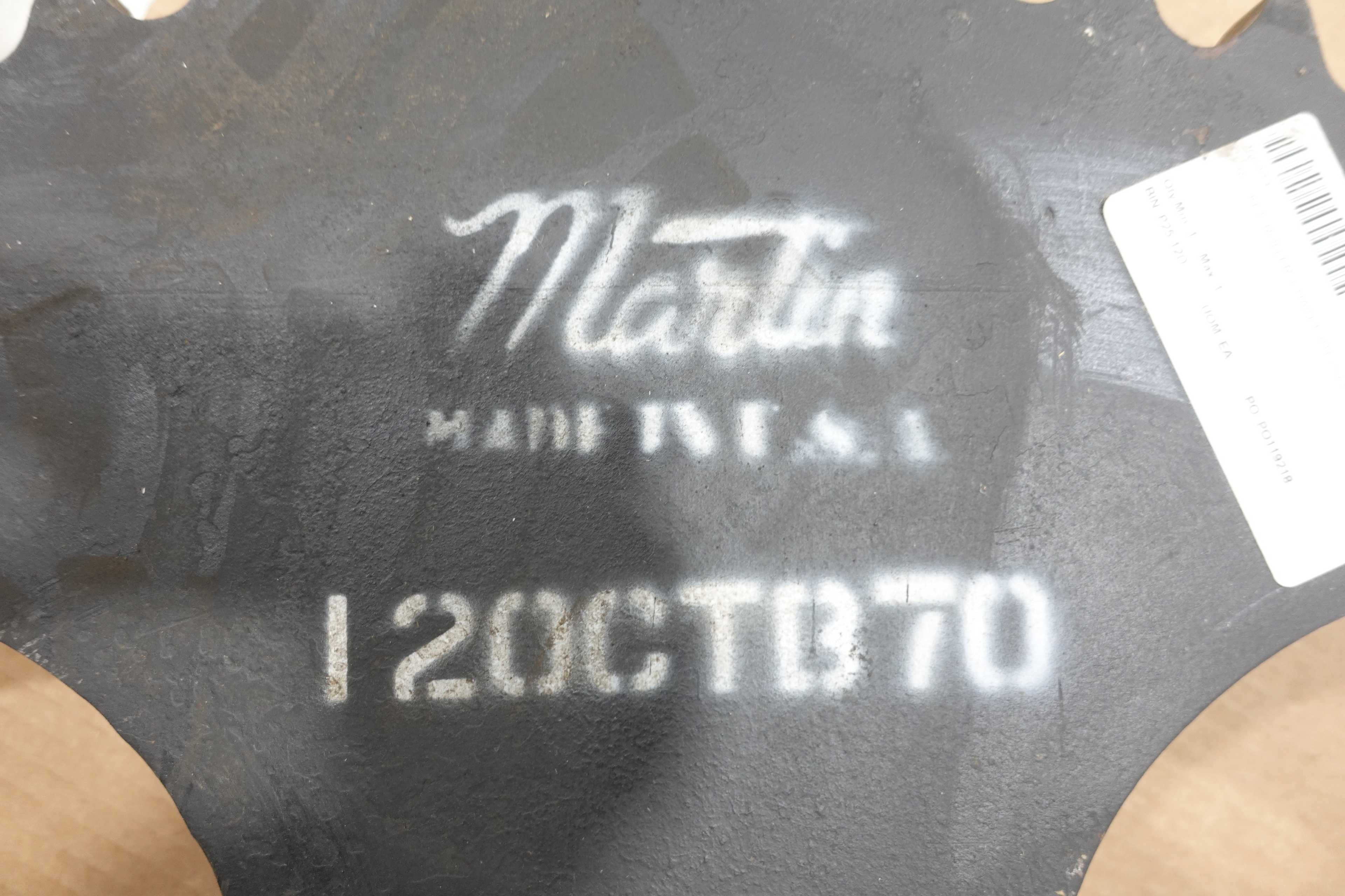 SKU 1733345 - LOT OF 8 ASSORTED MARTIN SPROCKETS - POWER TRANSMISSION