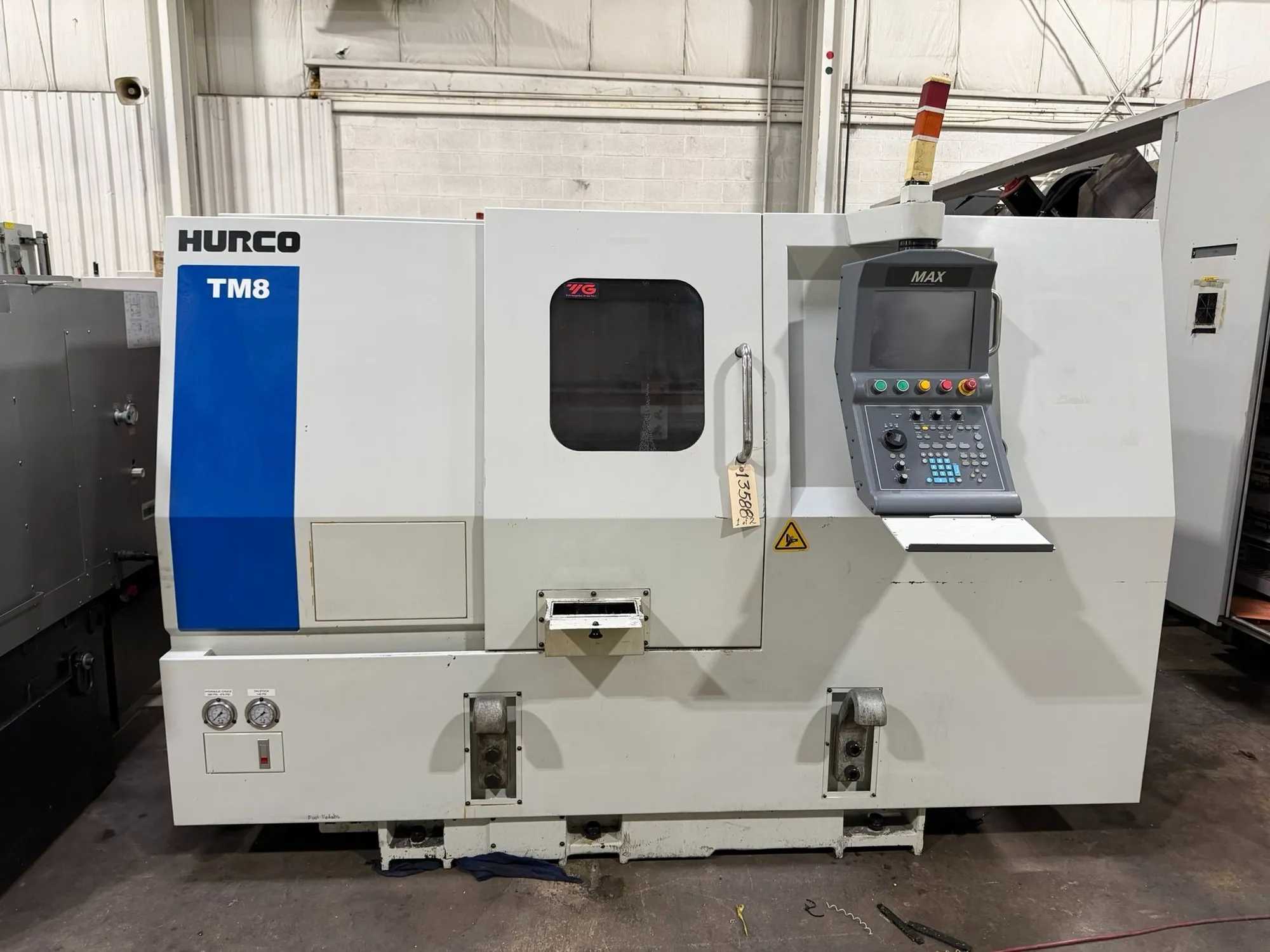 HURCO TM8 2-AXIS CNC LATHE TURNING CENTER, NEW 2012 - CNC LATHES