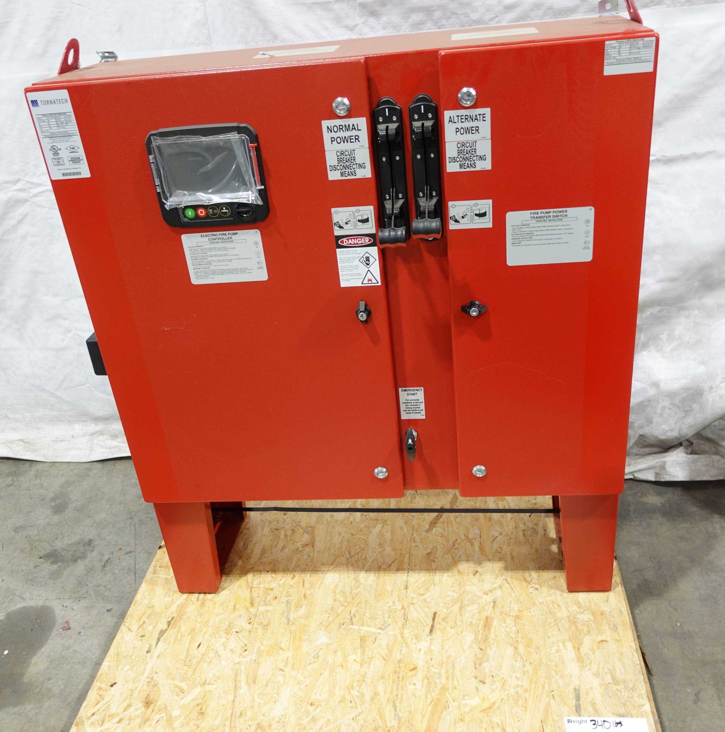 2022 TORNATECH GPU-460/50/3/60 ELECTRIC FIRE PUMP CONTROLLER - CONTROL CABINETS