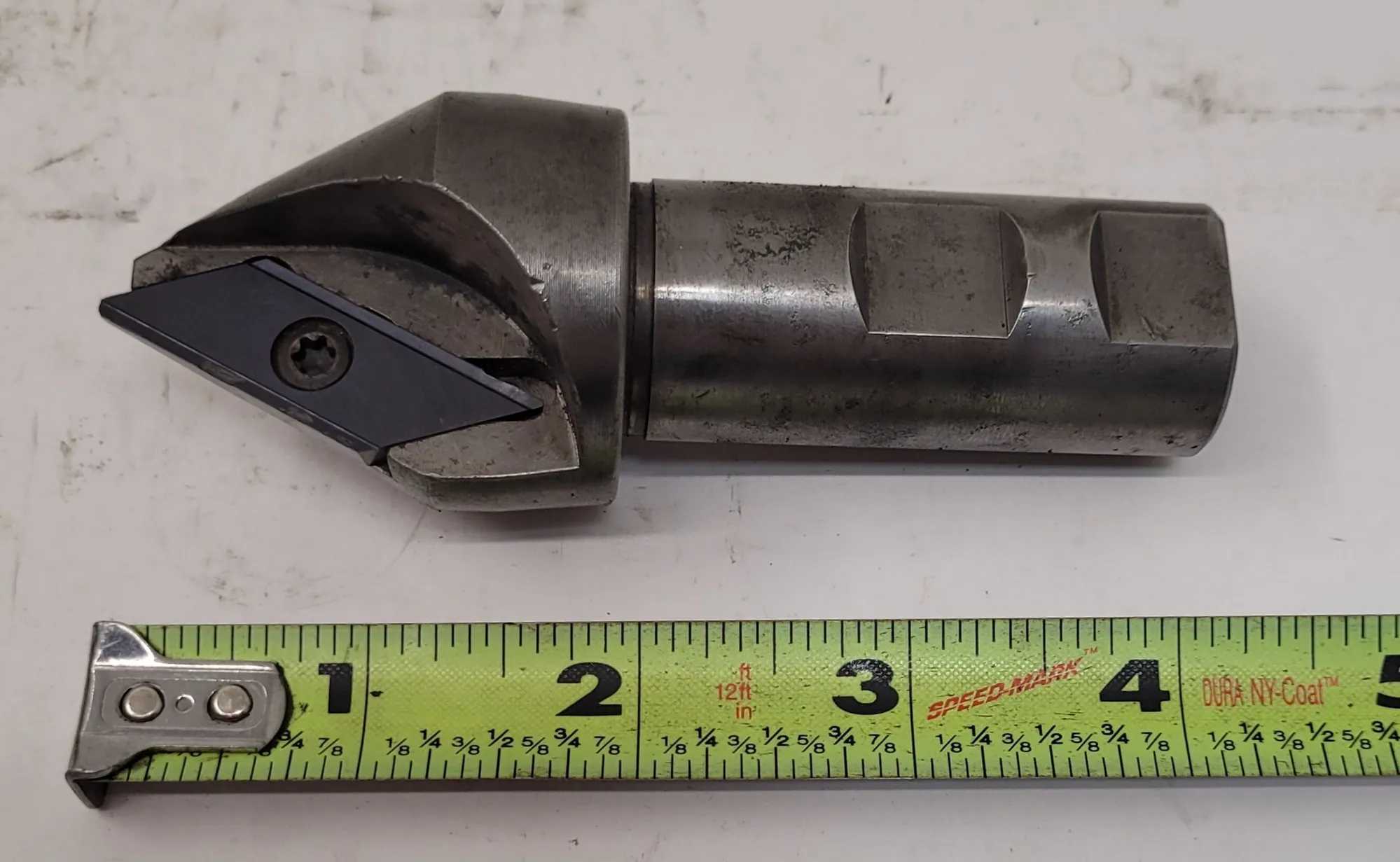 TUNGALOY CC3100560-30 INDEXABLE INSERT CHAMFER TOOL, 1" SHANK DIAMETER, 4.5" OAL - MACHINE TOOLING