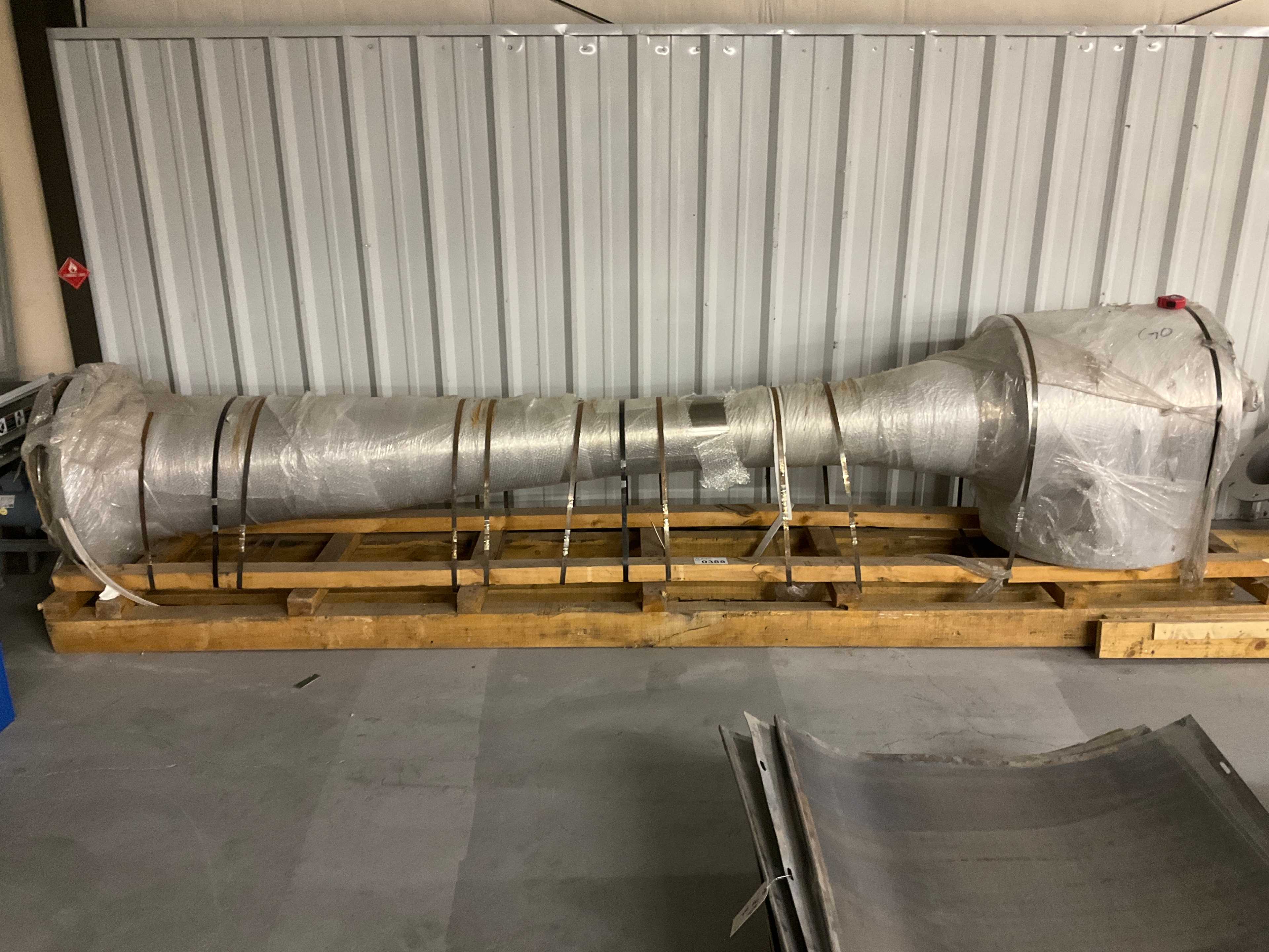Pallet of Large Flanged Thermocompressor - PROCESS EQUIPMENT