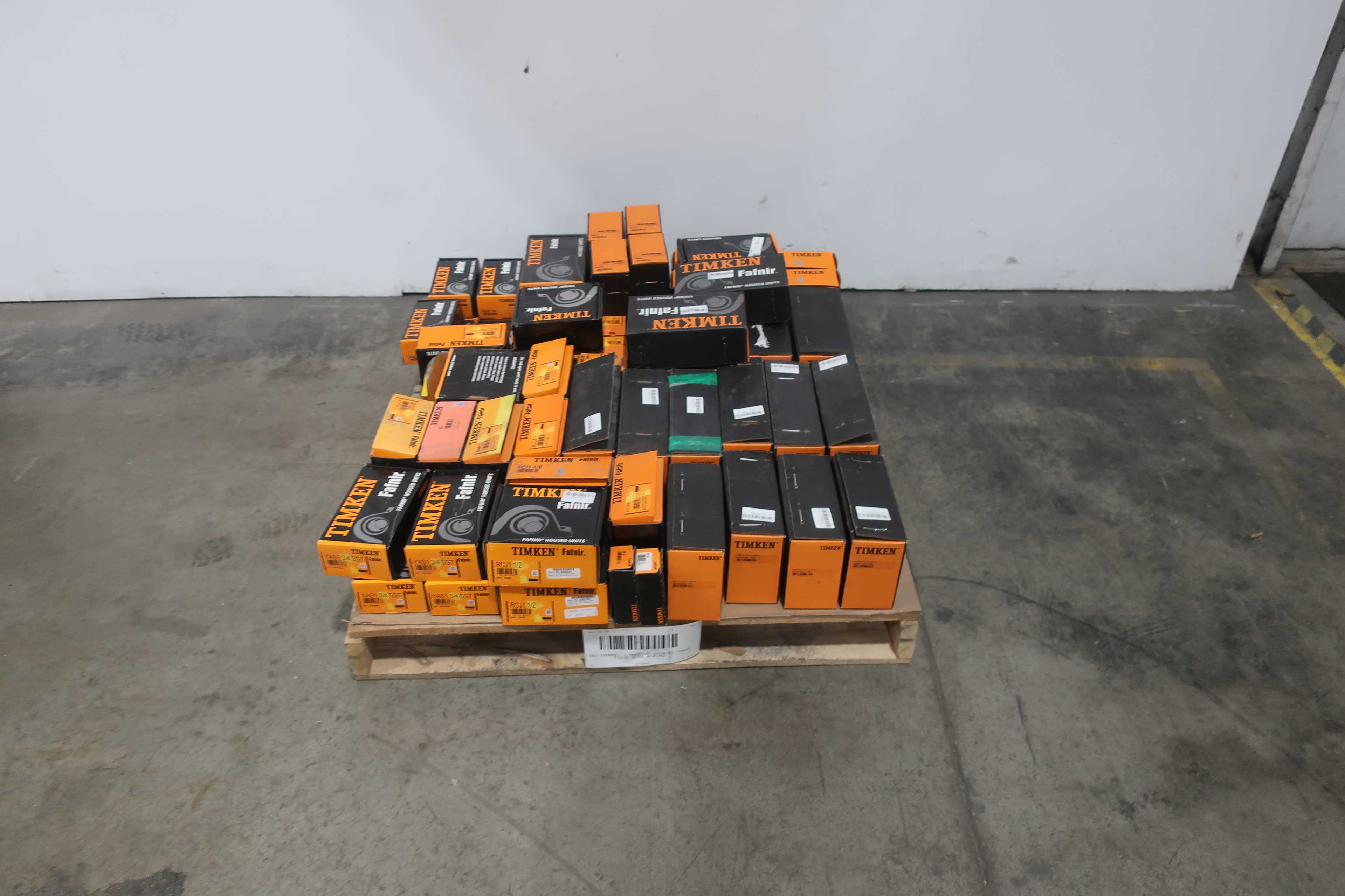 SKU 1749058 - PALLET OF ASSORTED TIMKEN PILLOW BLOCK BEARINGS - BEARINGS