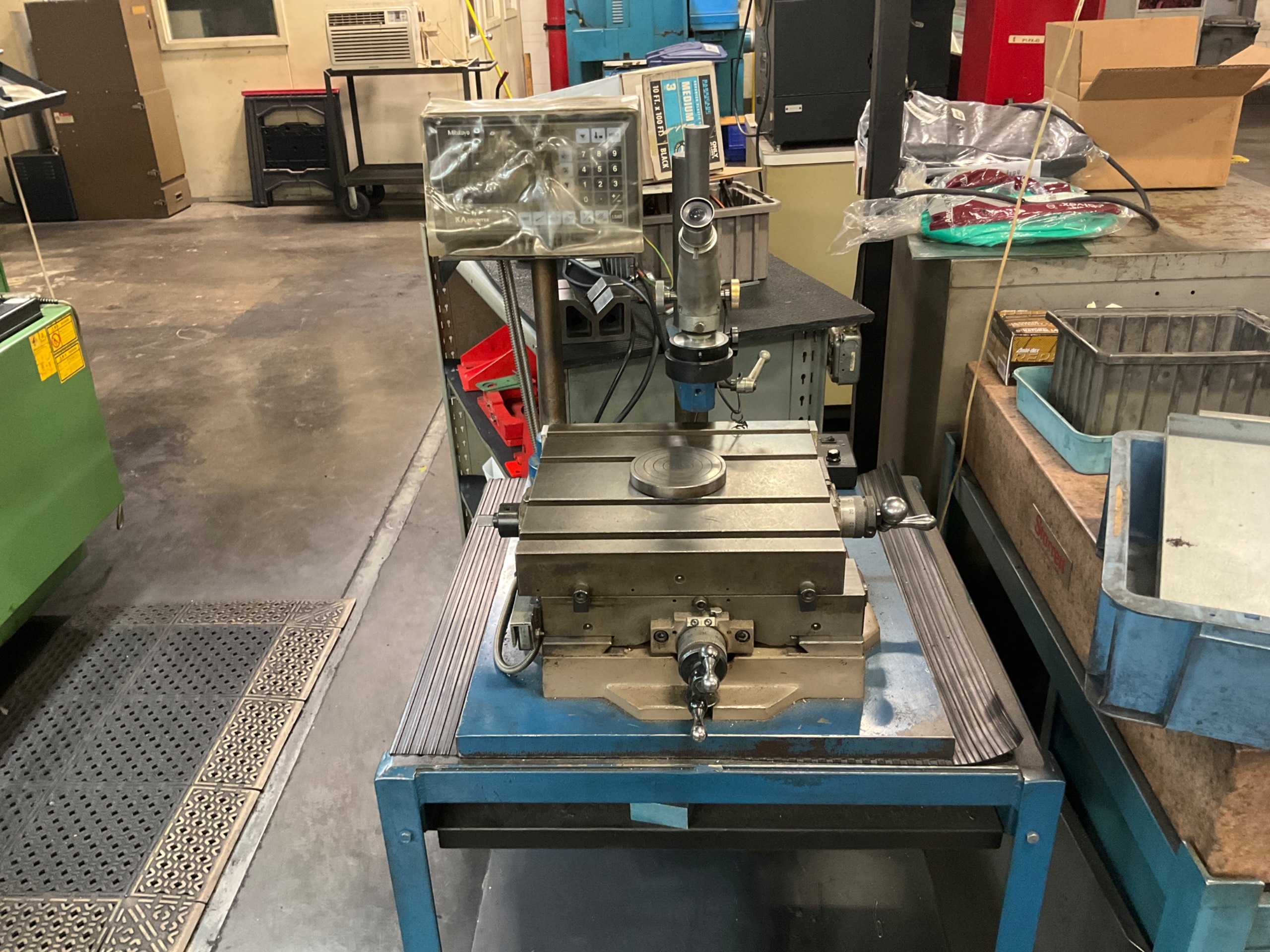 TROYKE CS-12 ROTARY TABLE WITH DRO - TOOLING FOR MILLING MACHINES