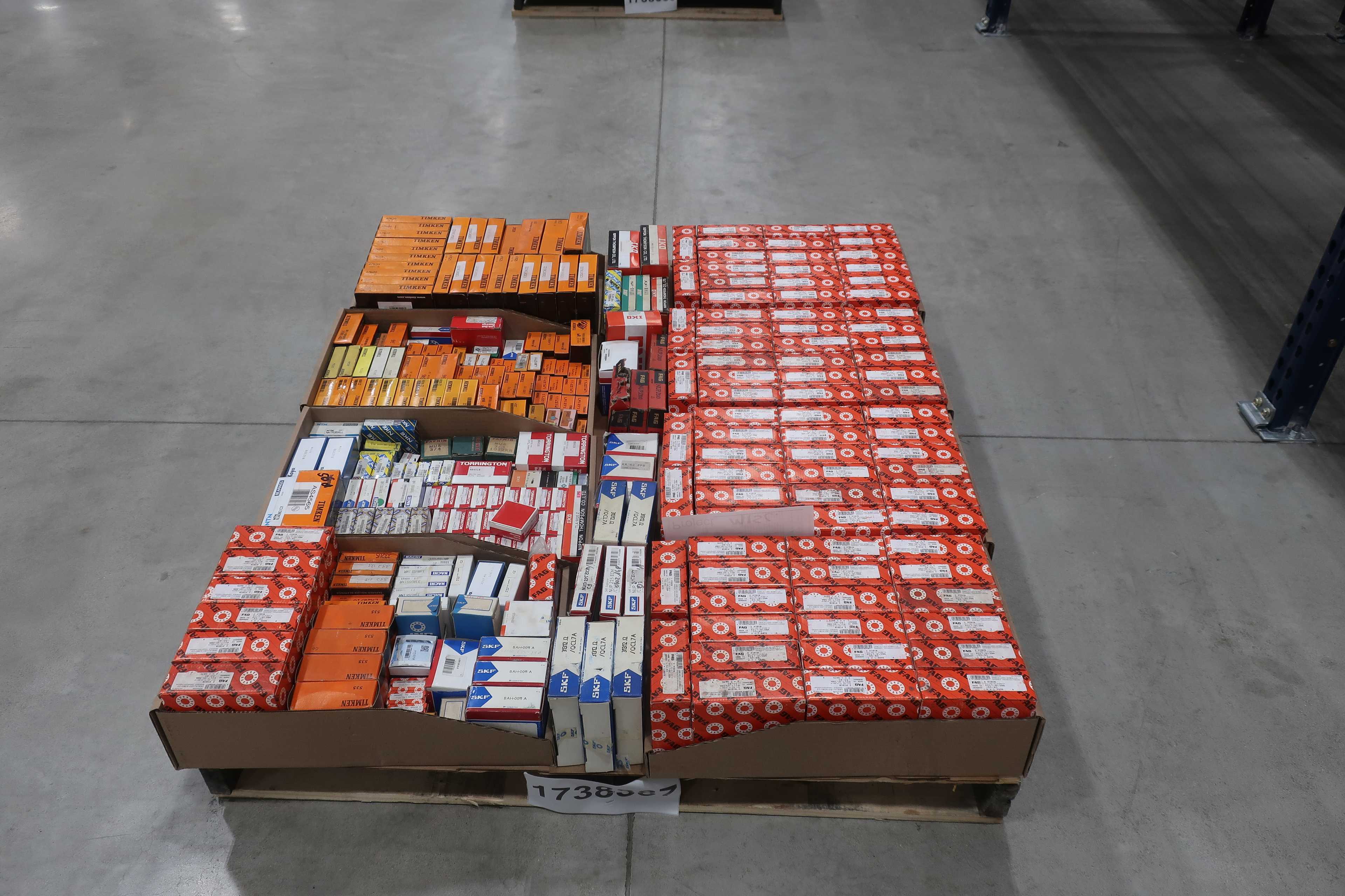 SKU 1738387 - PALLET OF ASSORTED BEARINGS