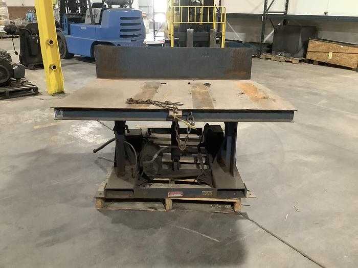 VESTIL SCISSOR LIFT TABLE 4000LB 2HP 460V 3PH 43INH 36IN TRAVEL - STORAGE & HANDLING EQUIPMENT