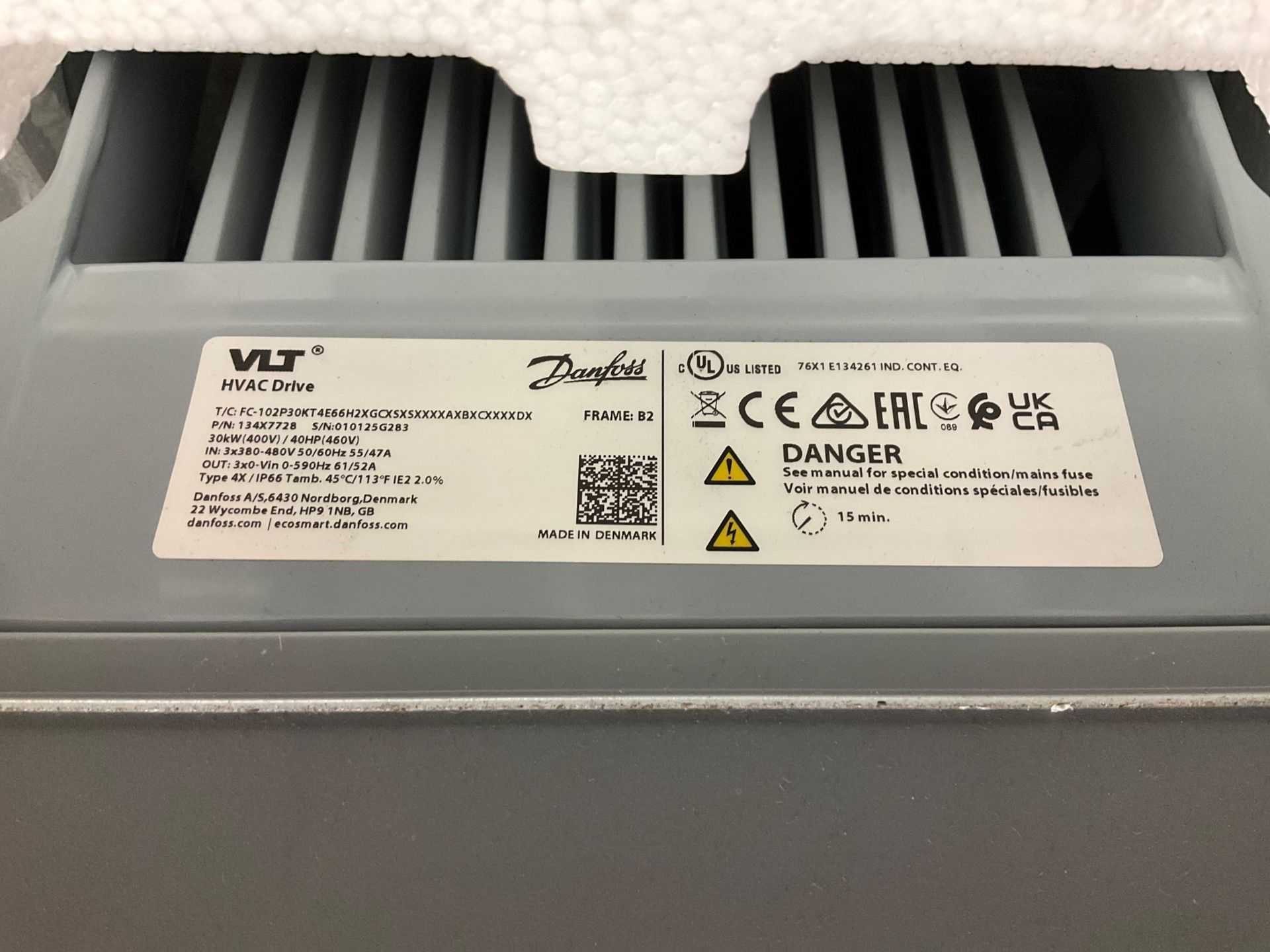 DANFOSS 134X7728 VLT HVAC AC VFD DRIVE - AC VFD DRIVES