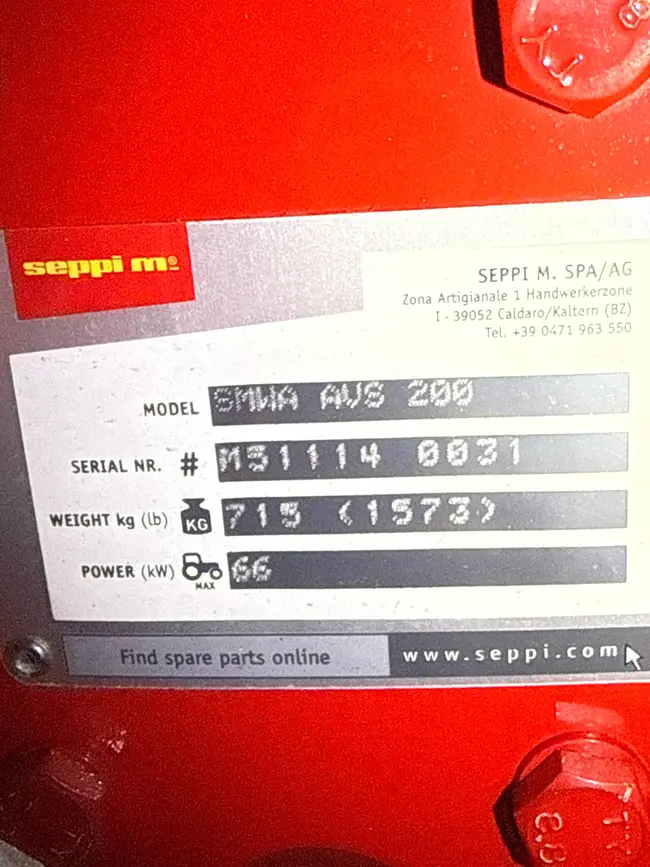 2020 SEPPI SMWA AVS 200 FLAIL - undefined