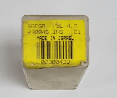 ISCAR SELF-GRIP SGFGA 75 L-4.7 PARTING & GROOVING BLADE, 3.98″ L, 1.25” W SHANK - MACHINE TOOLING