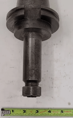 UNIVERSAL ENGINEERING 912174 REV.N COLLET CHUCK W/ CAT 50 HOLDER, 11” OAL, 6” PROJECTION. - MACHINING ACCESSORIES & TOOLING