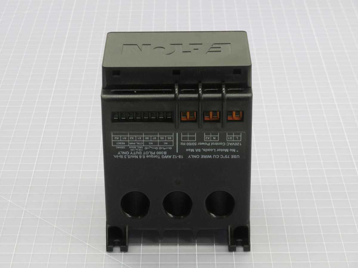 EATON C441P3309NOUI-HVR ELECTRONIC OVERLOAD RELAY, 110-120 VAC CTRL, 0.33-9 A CURRENT - PROTECTION RELAY