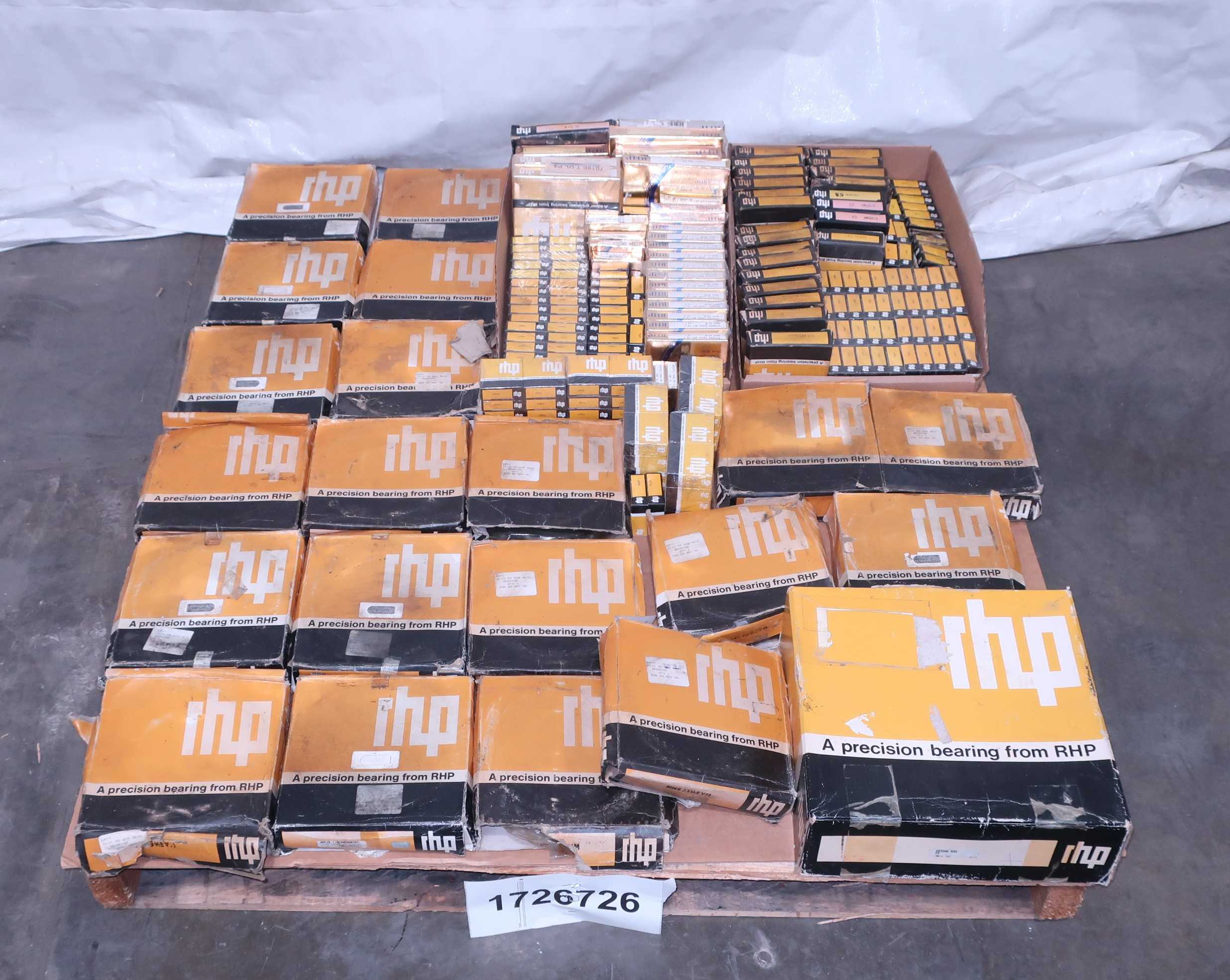 SKU 1726726 - PALLET OF ASSORTED PRECISION RHP BEARINGS, ROLLER BEARINGS, BALL BEARINGS - BEARINGS