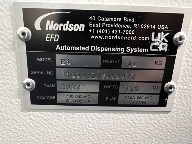 2022 NORDSON E4 FLUID DISPENSING ROBOT - undefined