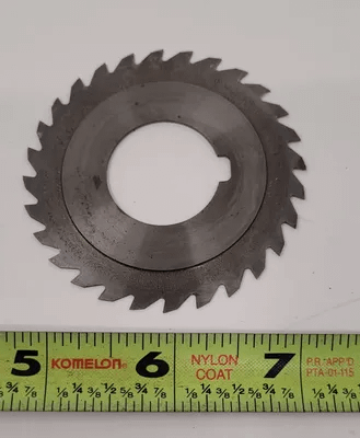 ASSORTED SIDE MILLING CUTTERS (24 PCS) - 18X 3"X.148, 6X 2.5"X.04" - MACHINE TOOLING