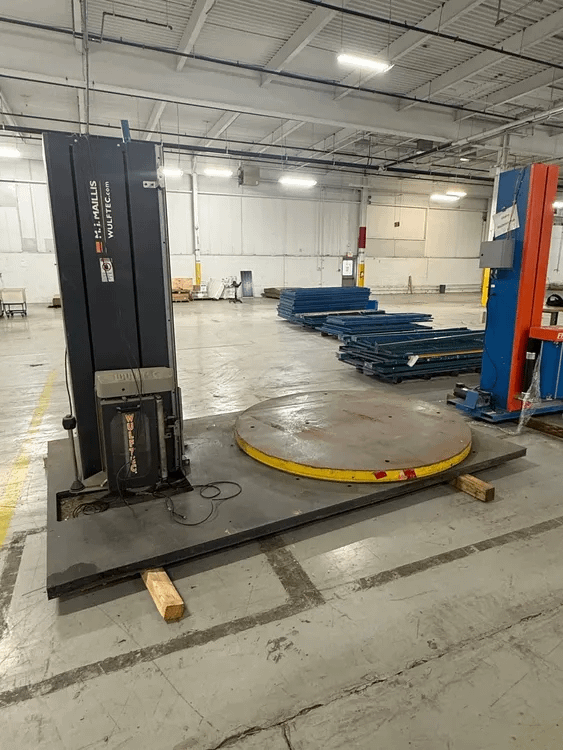 MJ MAILLIS WSML-277-S SEMI-AUTO TURNTABLE STRETCH WRAPPER, 5000 LB CAP, 78IN TABLE, 120V - PACKAGING