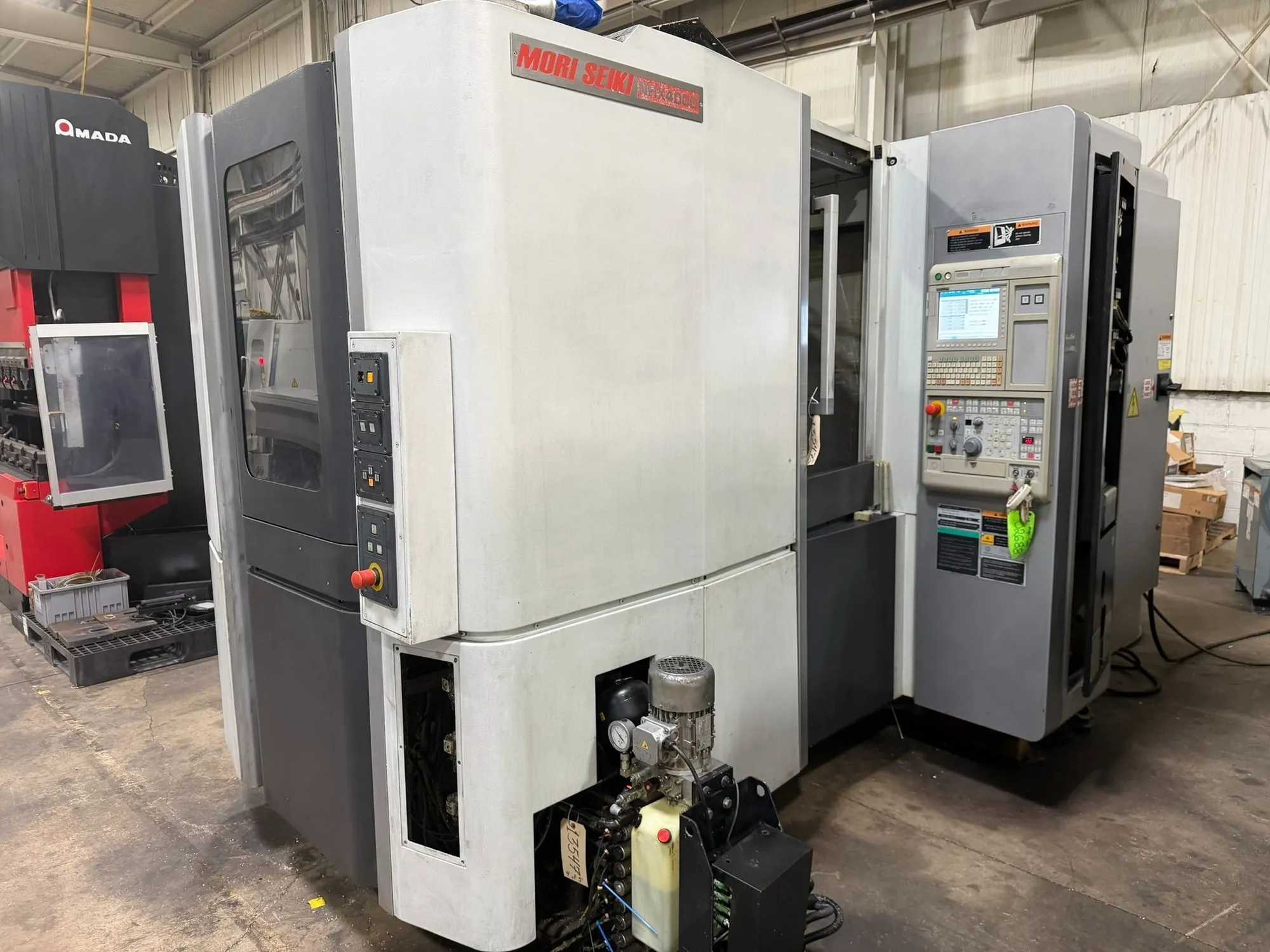 2012 MORI SEIKI NHX4000 HORIZONTAL MACHINING CENTER, 22" X/Y, 26" Z, 12,000 RPM, 40 HP - HORIZONTAL MACHINING CENTERS