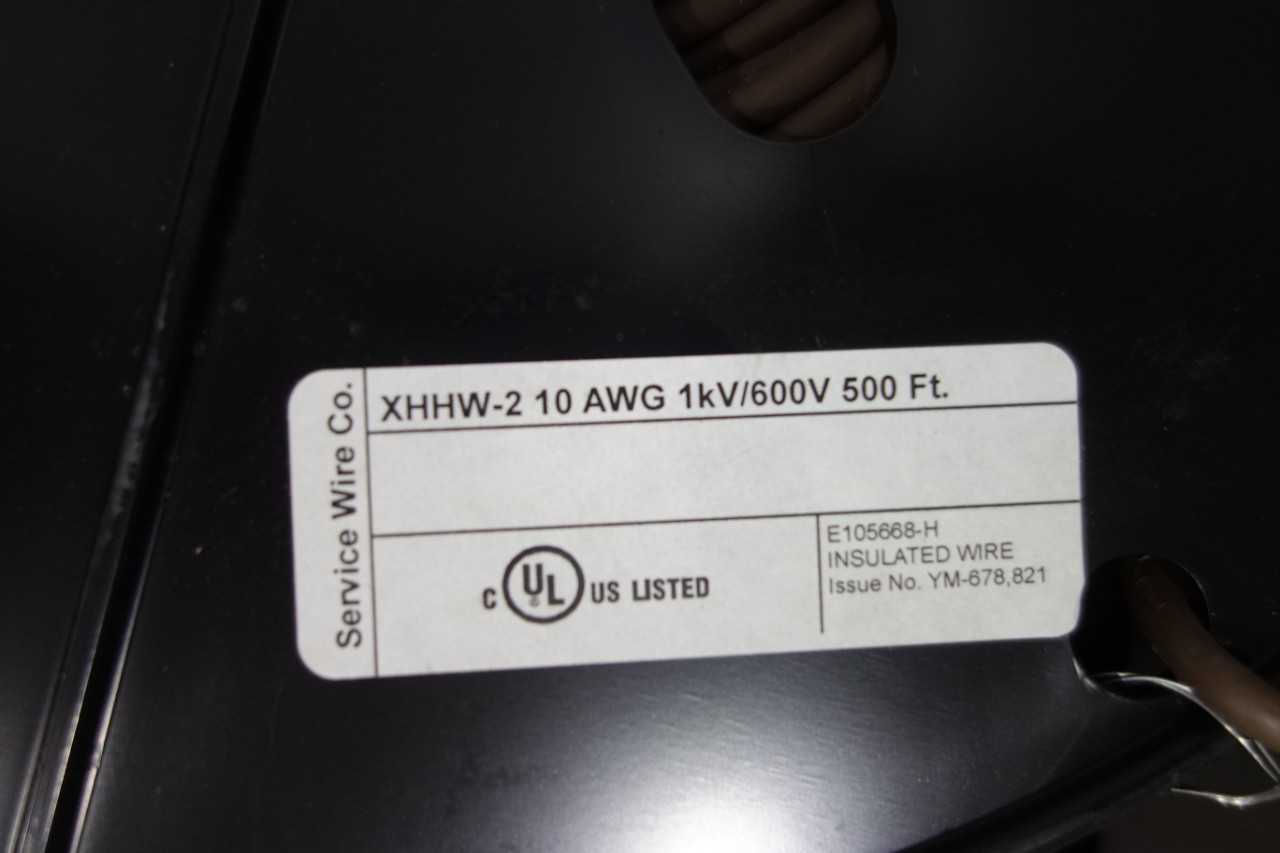 SKU 1075575 - PALLET OF SERVICE WIRE CO XHHW-2 BROWN 10AWG 500FT 600V-AC WIRE - ELECTRICAL WIRE