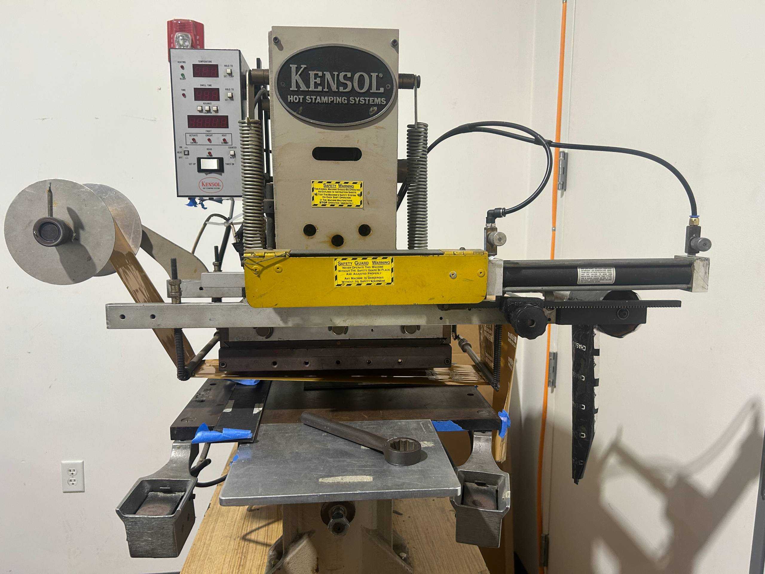1970 KENSOL K 46 T HOT STAMPING MACHINE - PRINTING