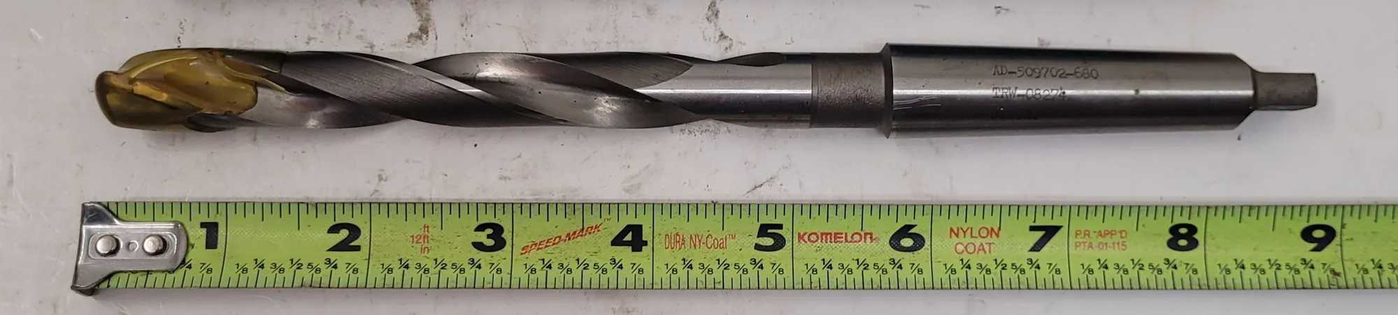 TRW INDEXABLE DRILL MT2 SHANK 3/4IN DIAMETER (SET OF 5) AD-509702-680 / TRW-08274 - MACHINE TOOLING