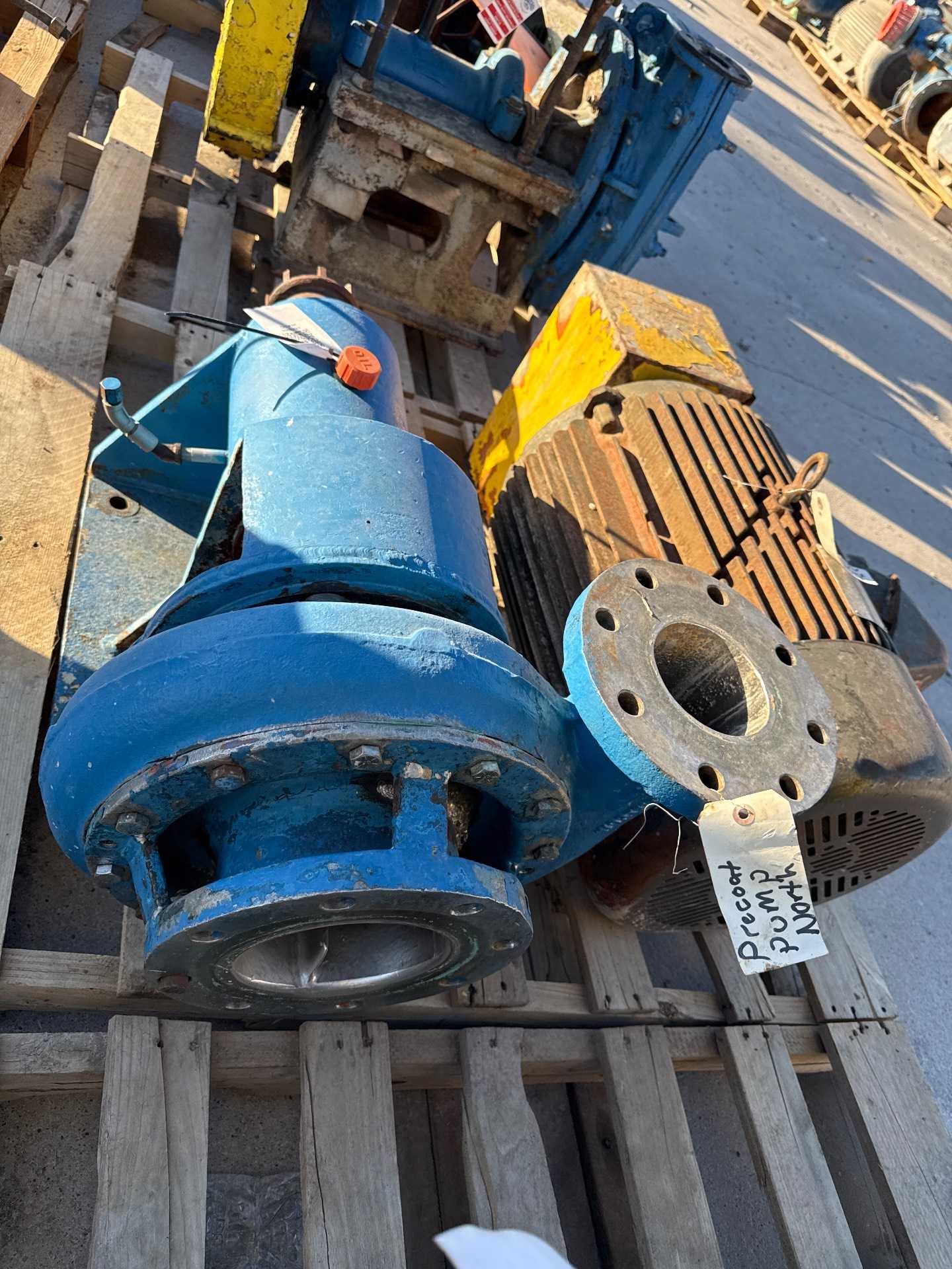 PUMP & 40 HP MOTOR ASSEMBLY - CENTRIFUGAL PUMP