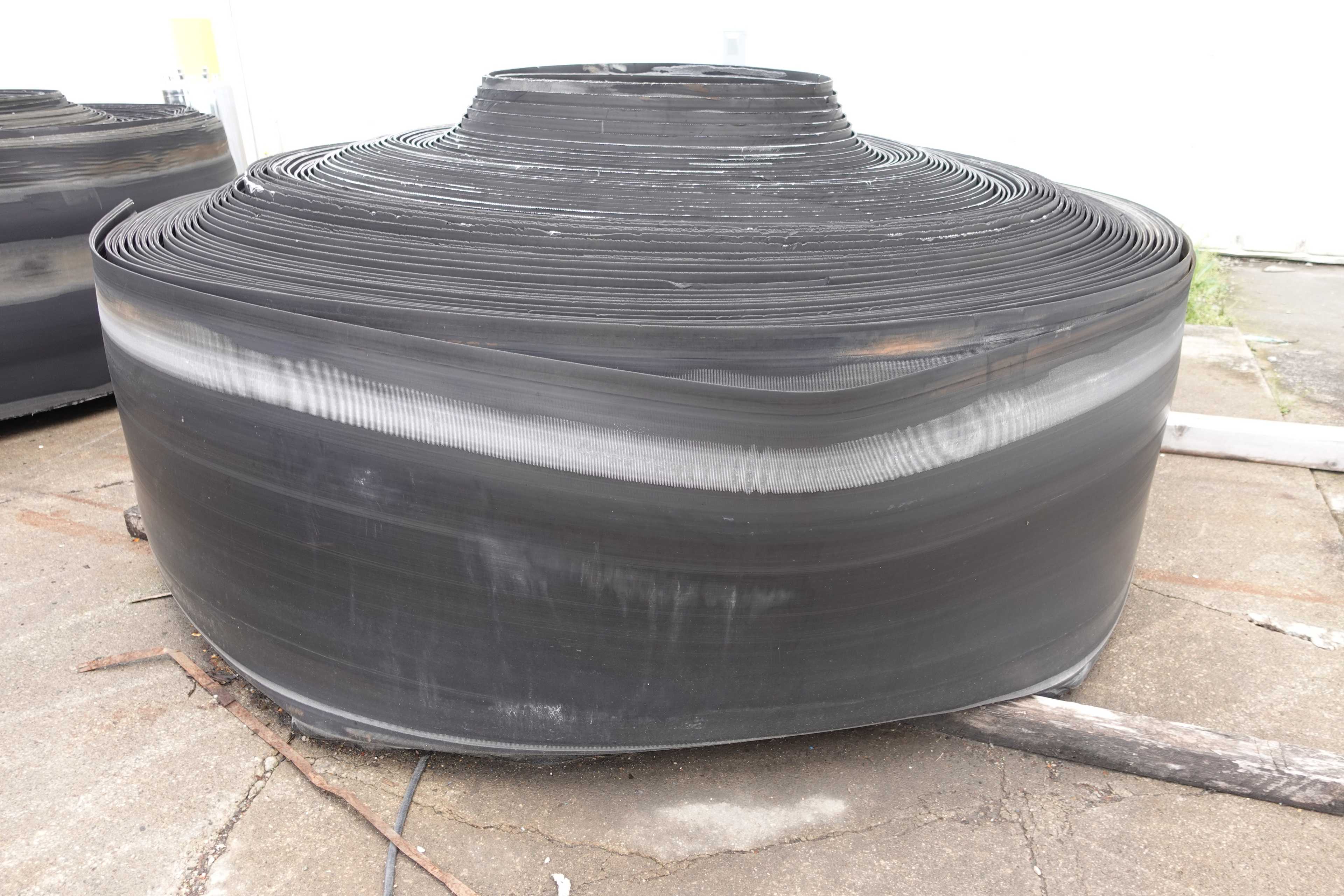 SKU 1761326 - RUBBER CONVEYOR BELT, 3/8" THICK, 30" WIDE, USED - CONVEYOR PARTS
